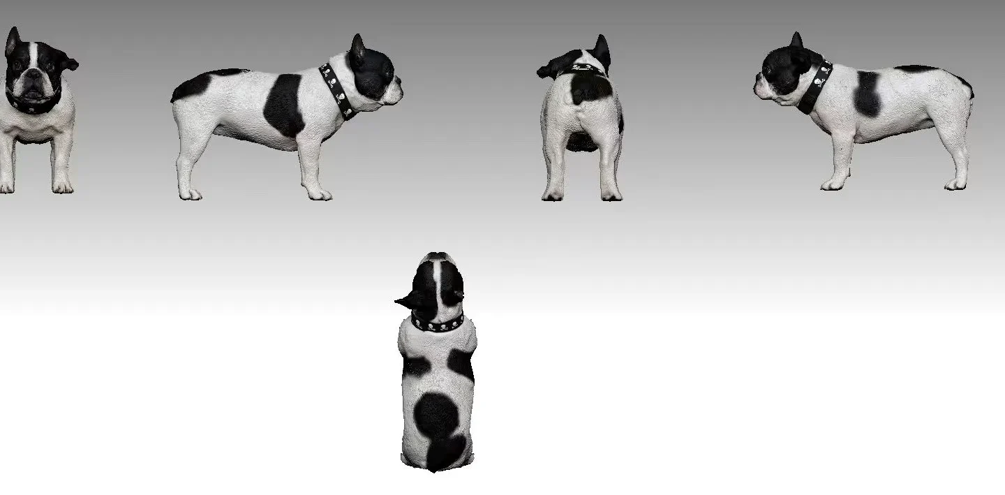 Custom French Bulldog figurine of Lincoln